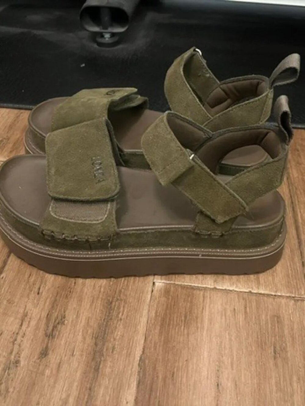 Lonza Green Platform Sandals